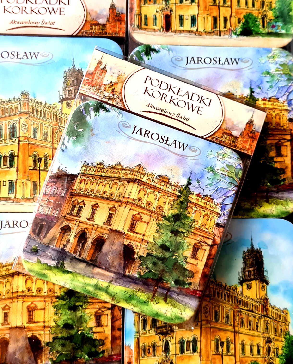 podkładki korkowe, pamiątka