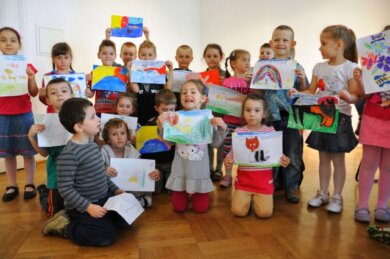 Malownicze zajęcia twórcze w wykonaniu jarosławskich przedszkolaków.