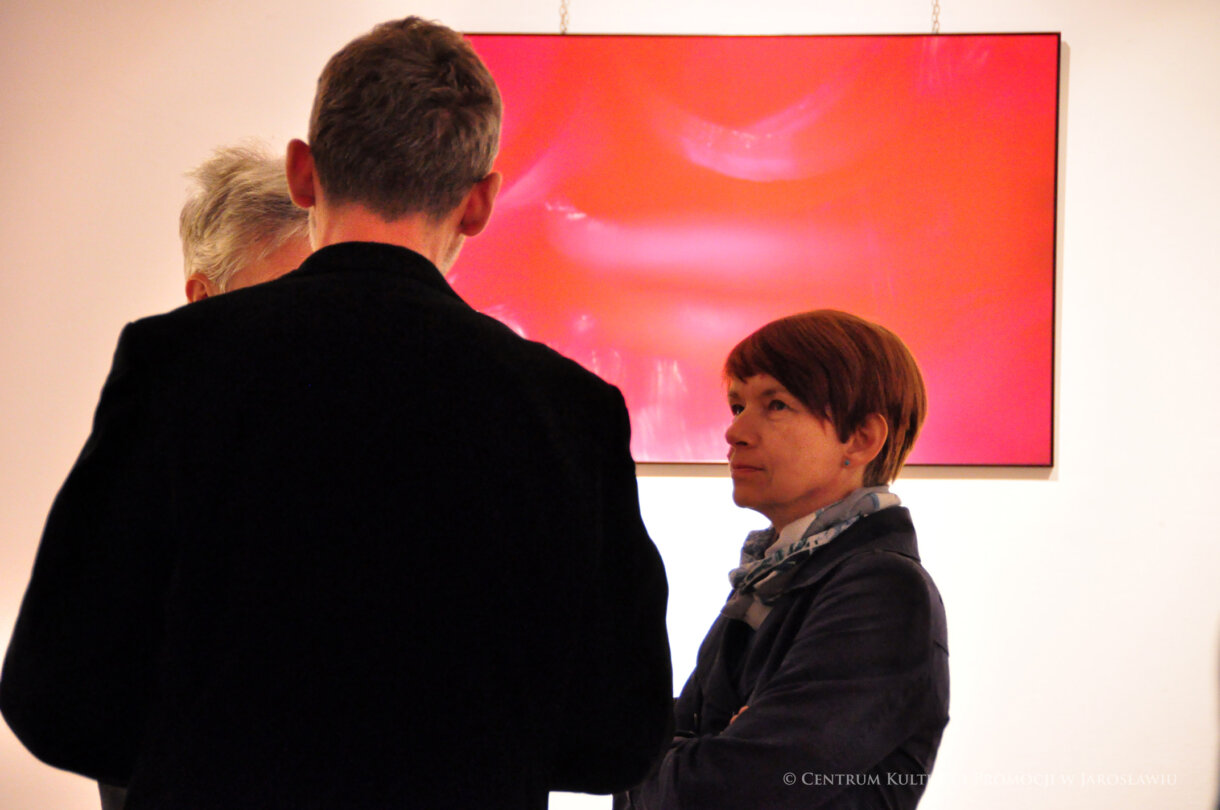 uczestnicy wernisażu, ekspozycja