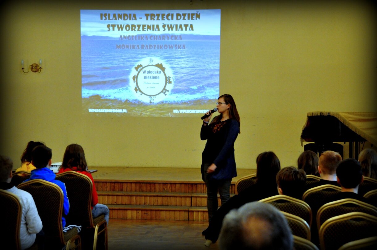 prezentacja, prowadzący spotkanie