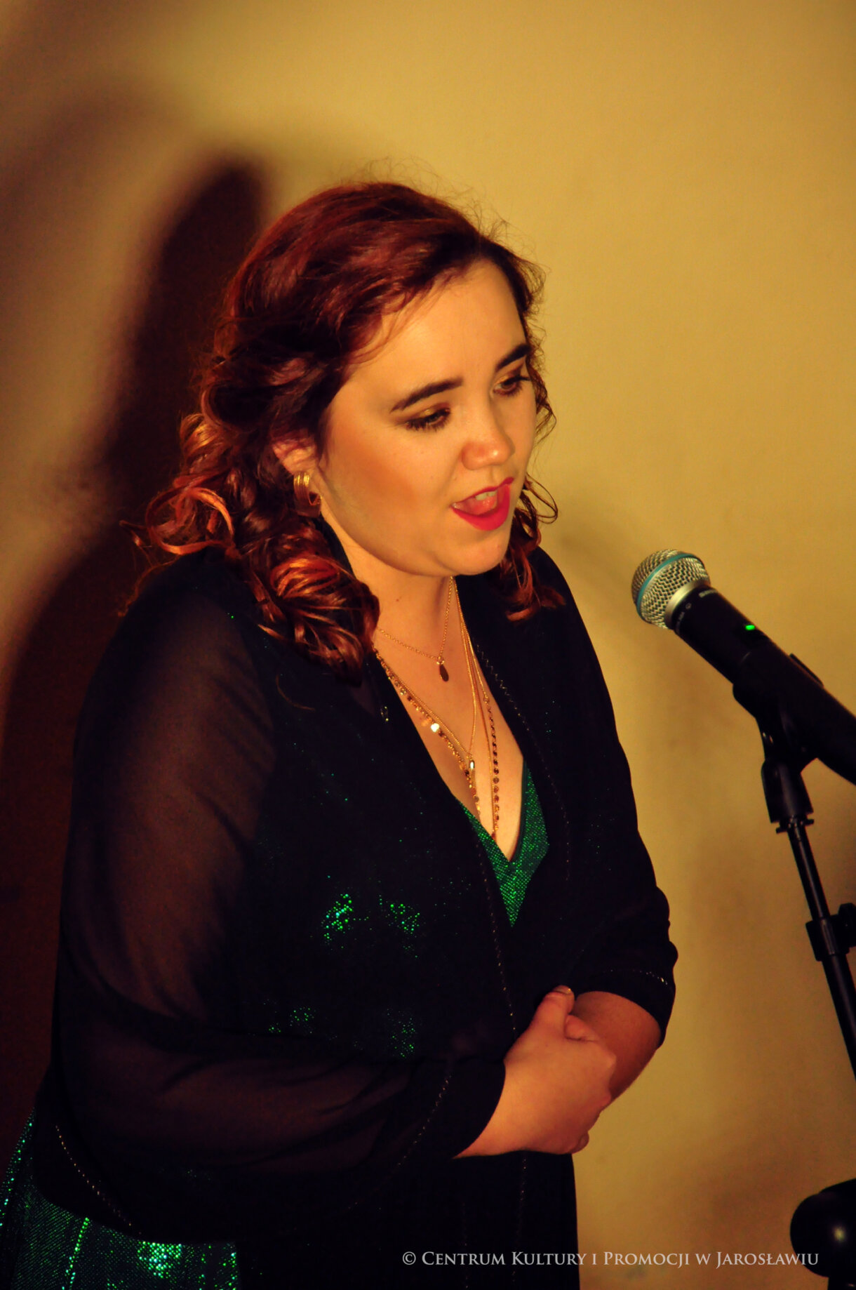 wokalistka na scenie