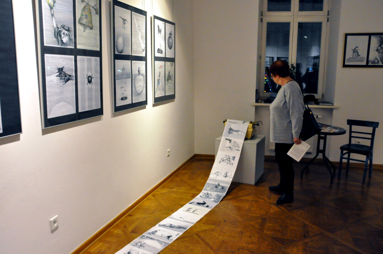 Cebulowe Pole Henryka Cebuli, ekspozycja, uczestniczka wystawy