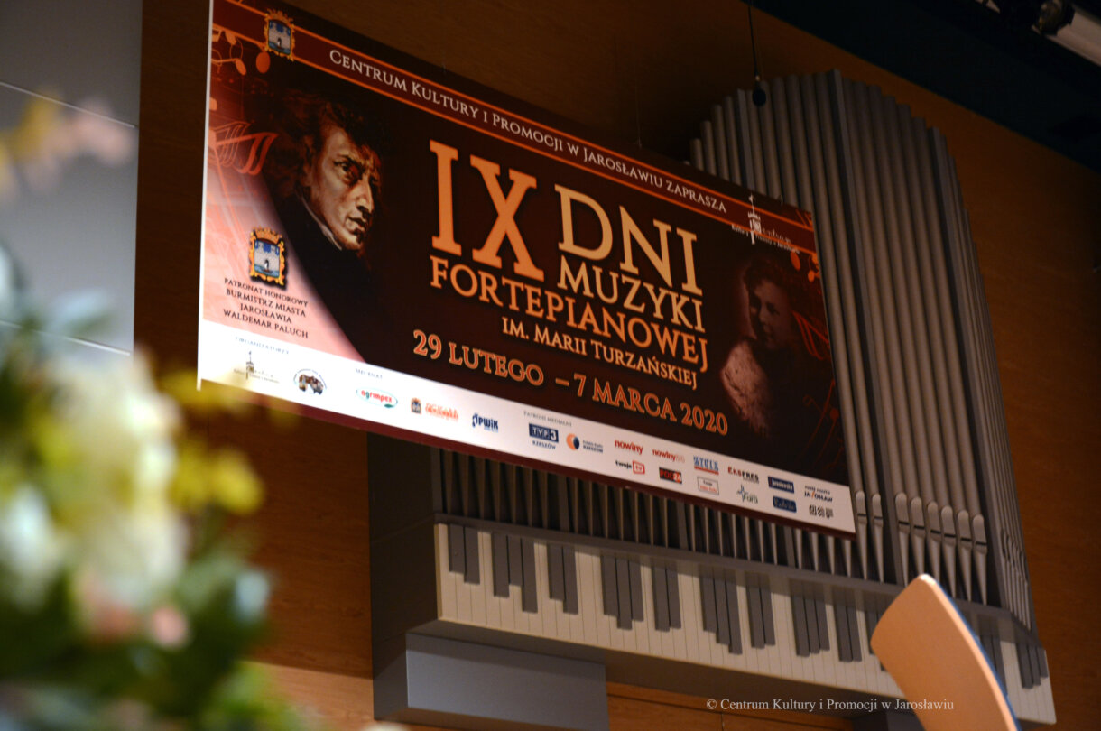 baner promujący IX Dni Muzyki Fortepianowej