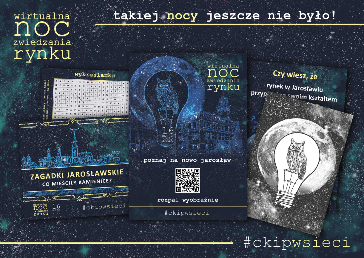 grafika promująca Noc Zwiedzania Rynku