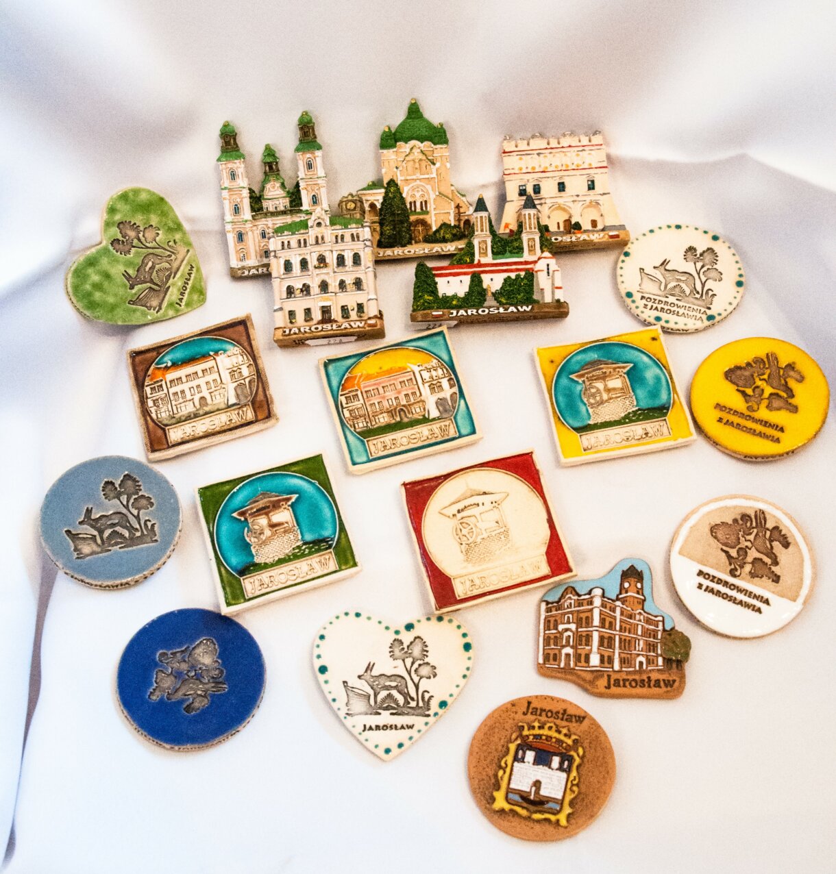 ceramiczne magnesy w różnych kształtach i rozmiarach