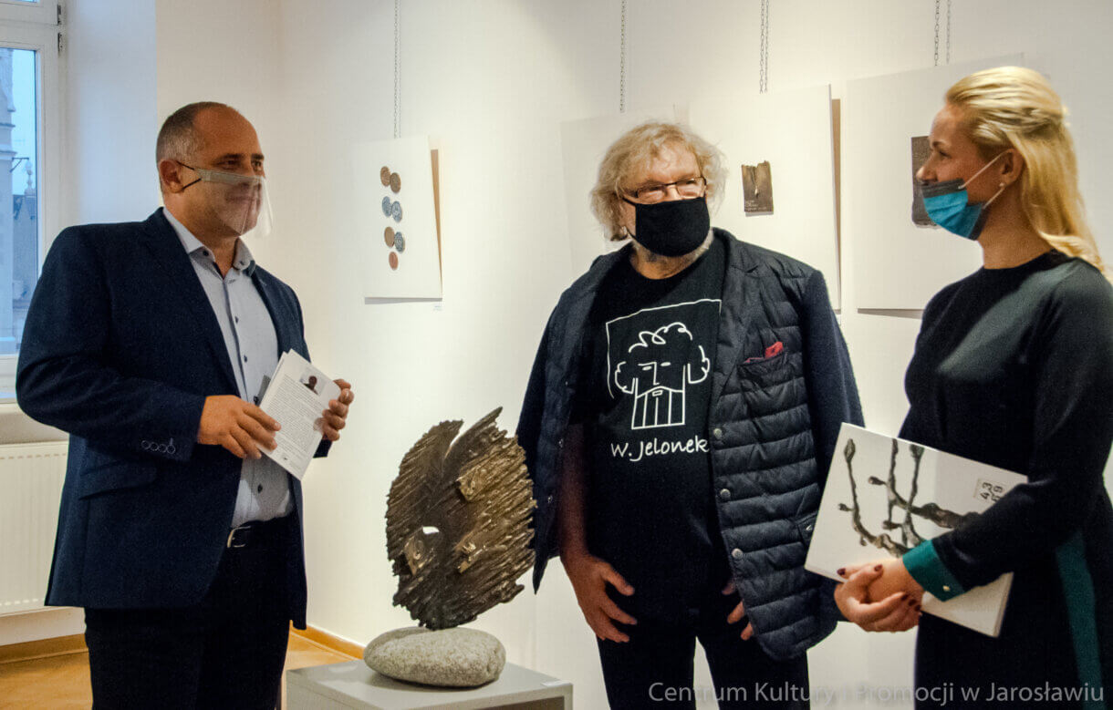 Wiesław Jelonek i Dyrektor CKiP Tomasz Wywrót