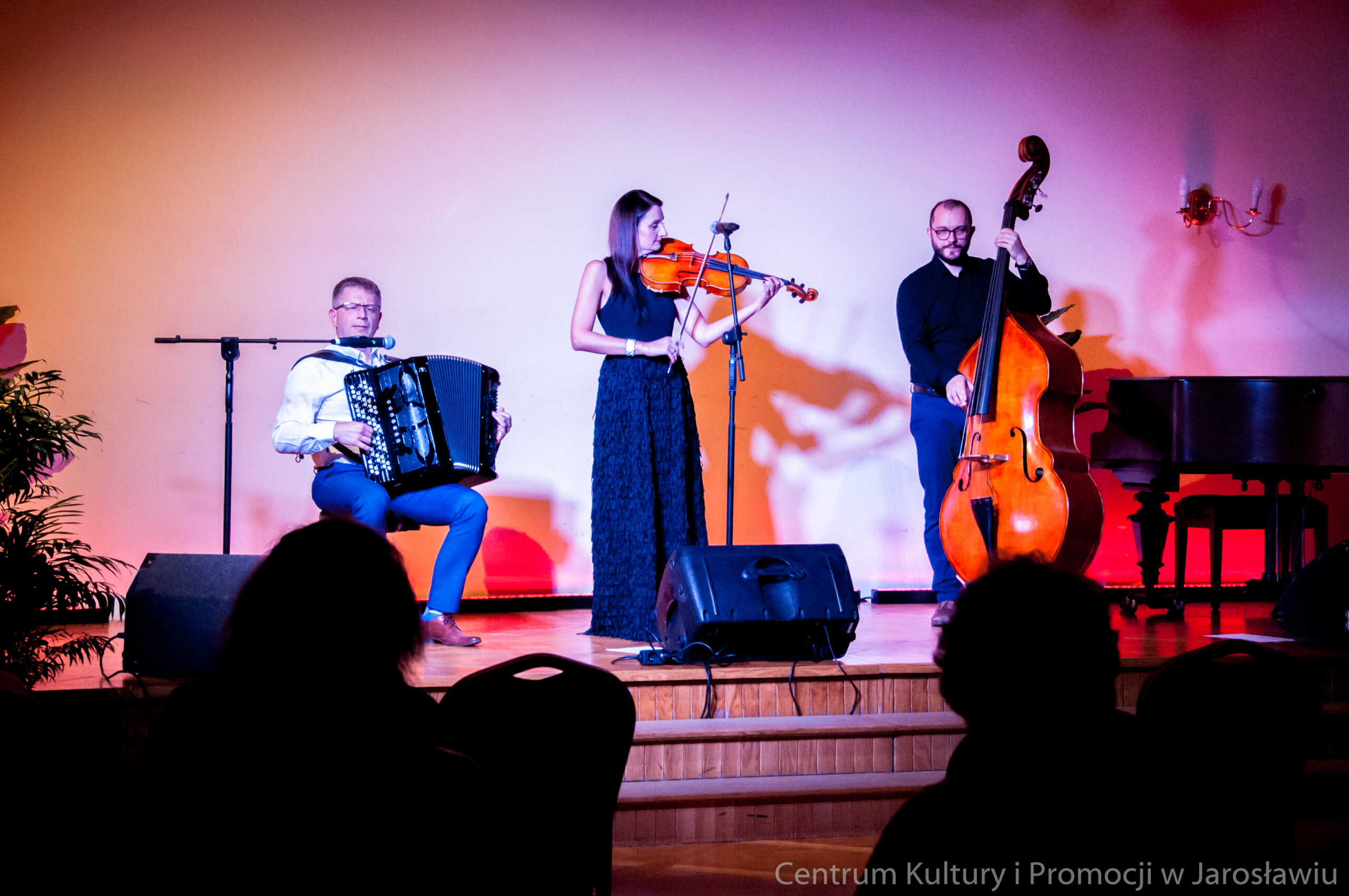 artyści na scenie podczas koncertu