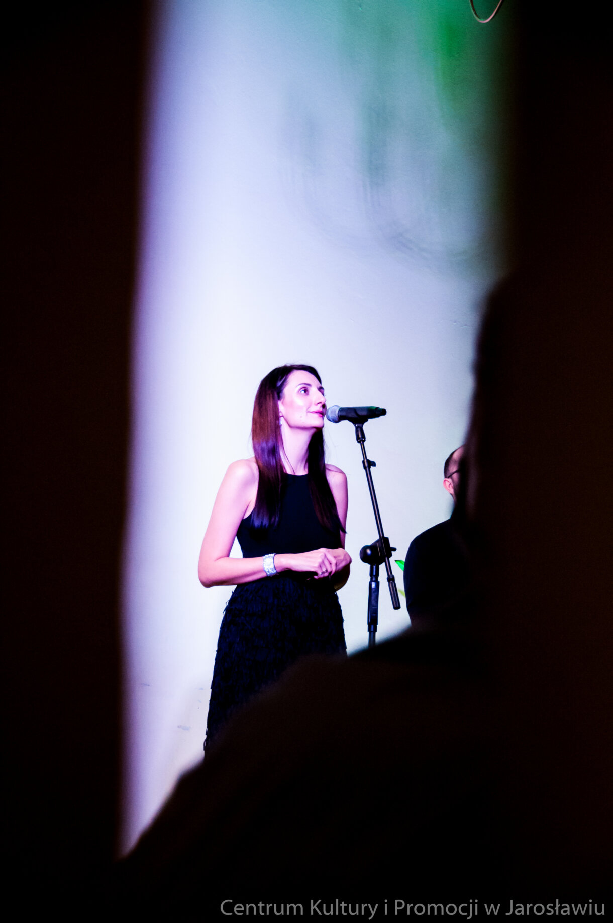 wokalistka podczas występu