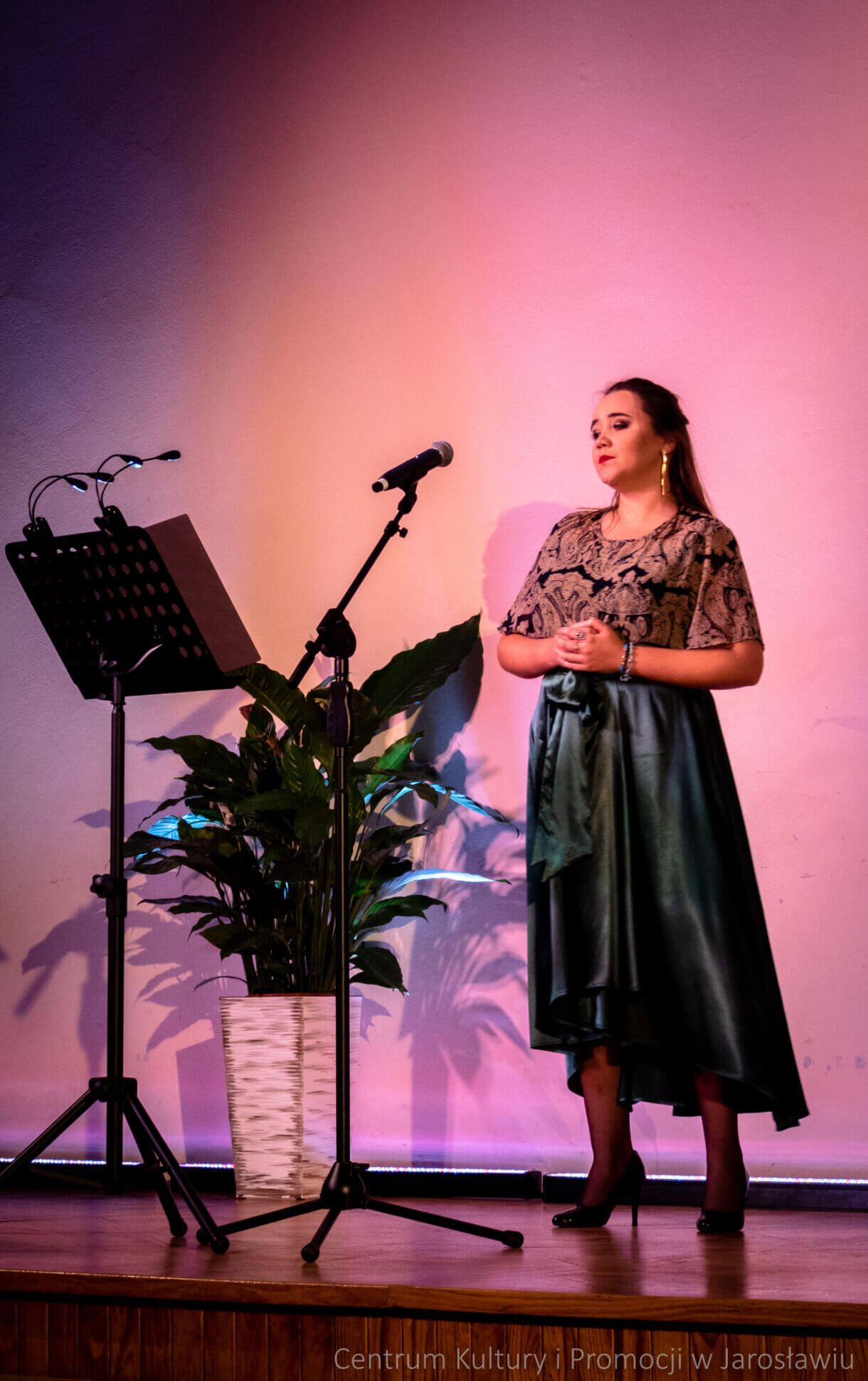 Dagmara Moskwa podczas koncertu