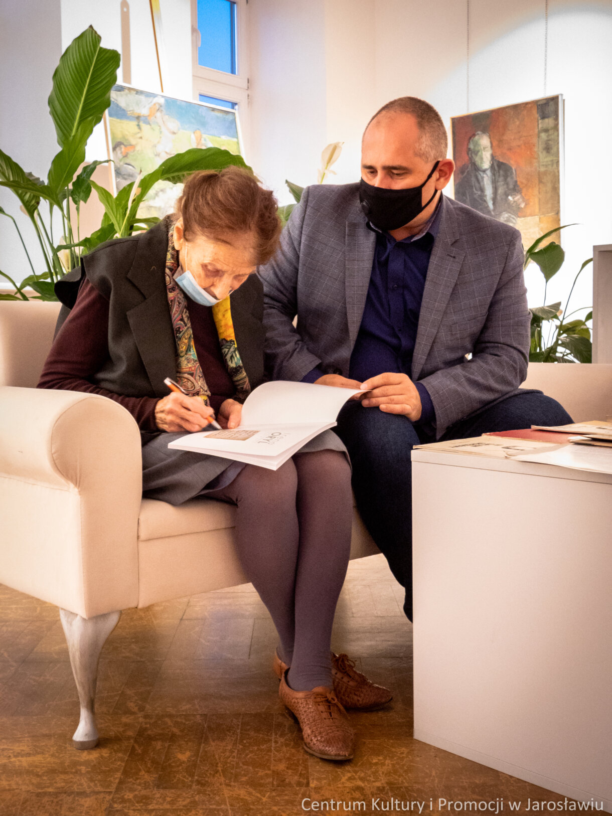 Irena Oryl i Burmistrz miasta Jarosławia