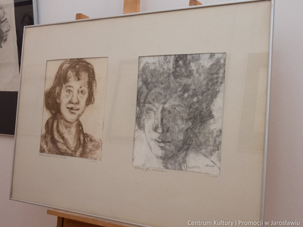 Rysunek Ireny Oryl, prezentowane w Galerii Debiutów