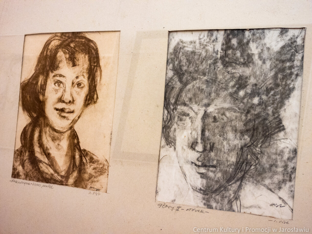 Rysunek Ireny Oryl, prezentowane w Galerii Debiutów