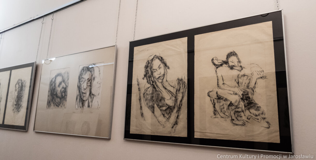 Rysunek Ireny Oryl, prezentowane w Galerii Debiutów