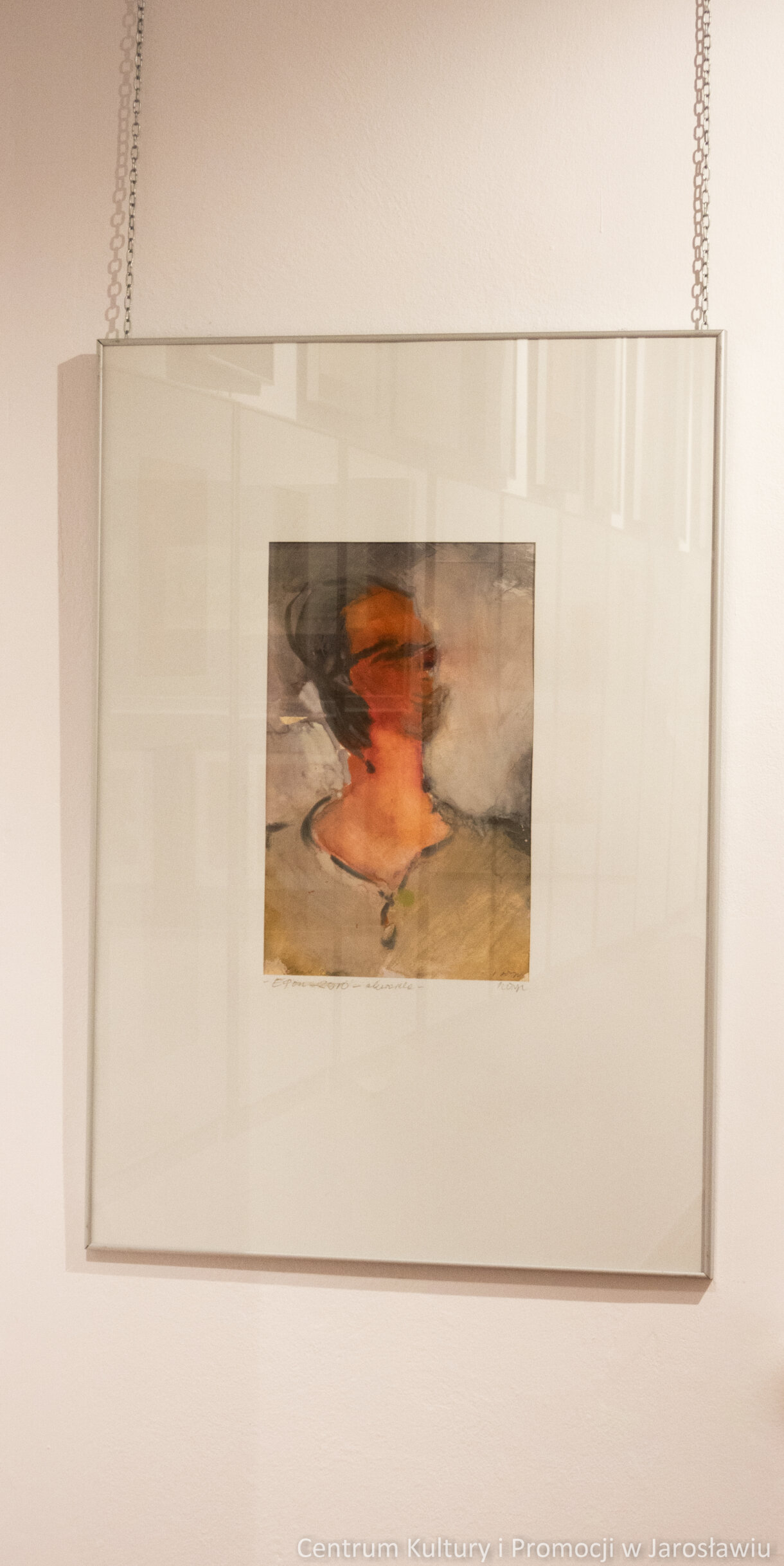 obraz Ireny Oryl w aluramie zawieszony w Sali nr III