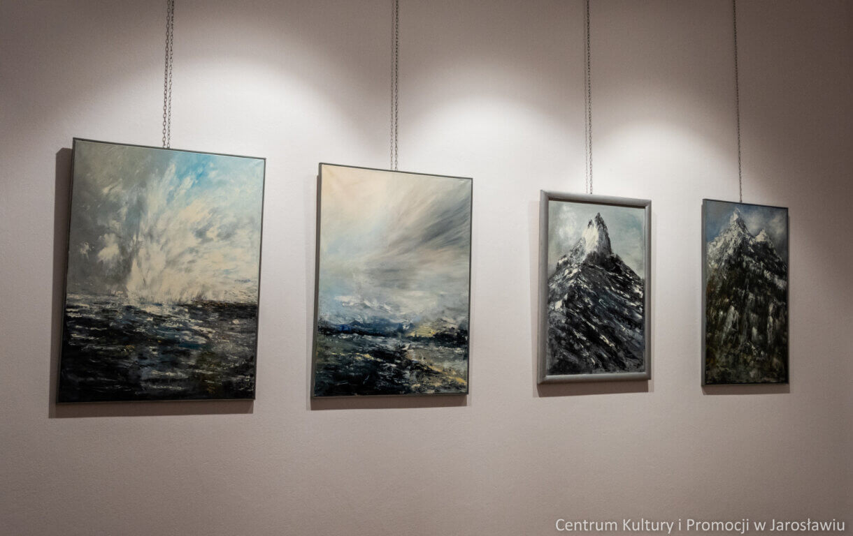 obrazy olejne z widokiem gór