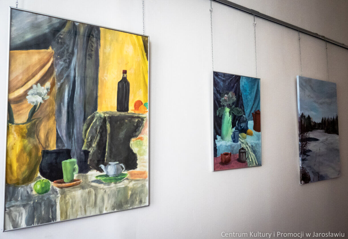 dwa obrazy: malarstwo martwa natura