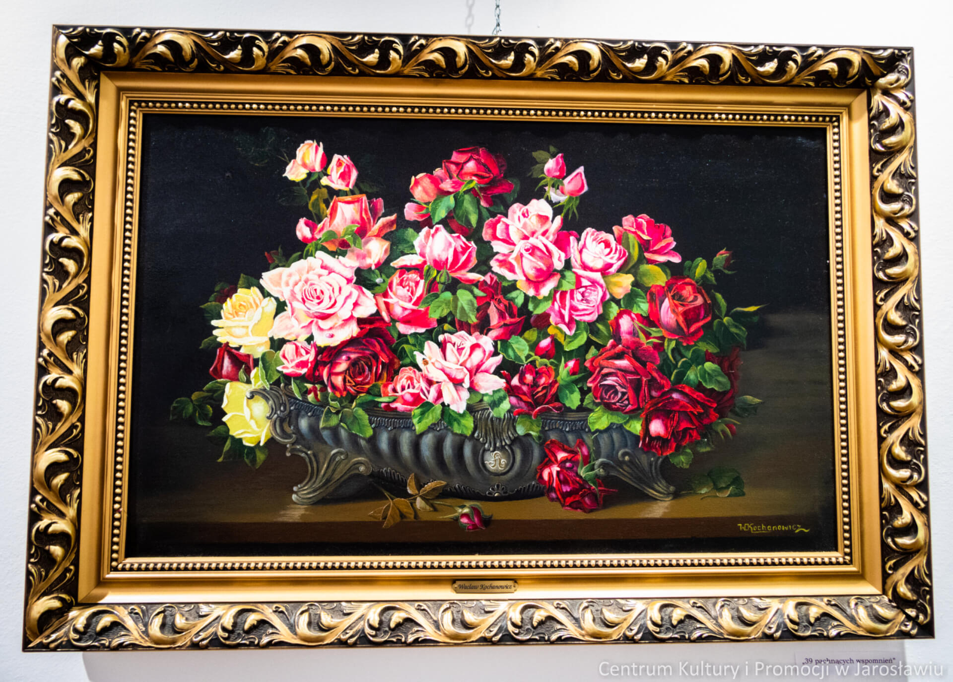 obraz - olej na płótnie - kwiaty