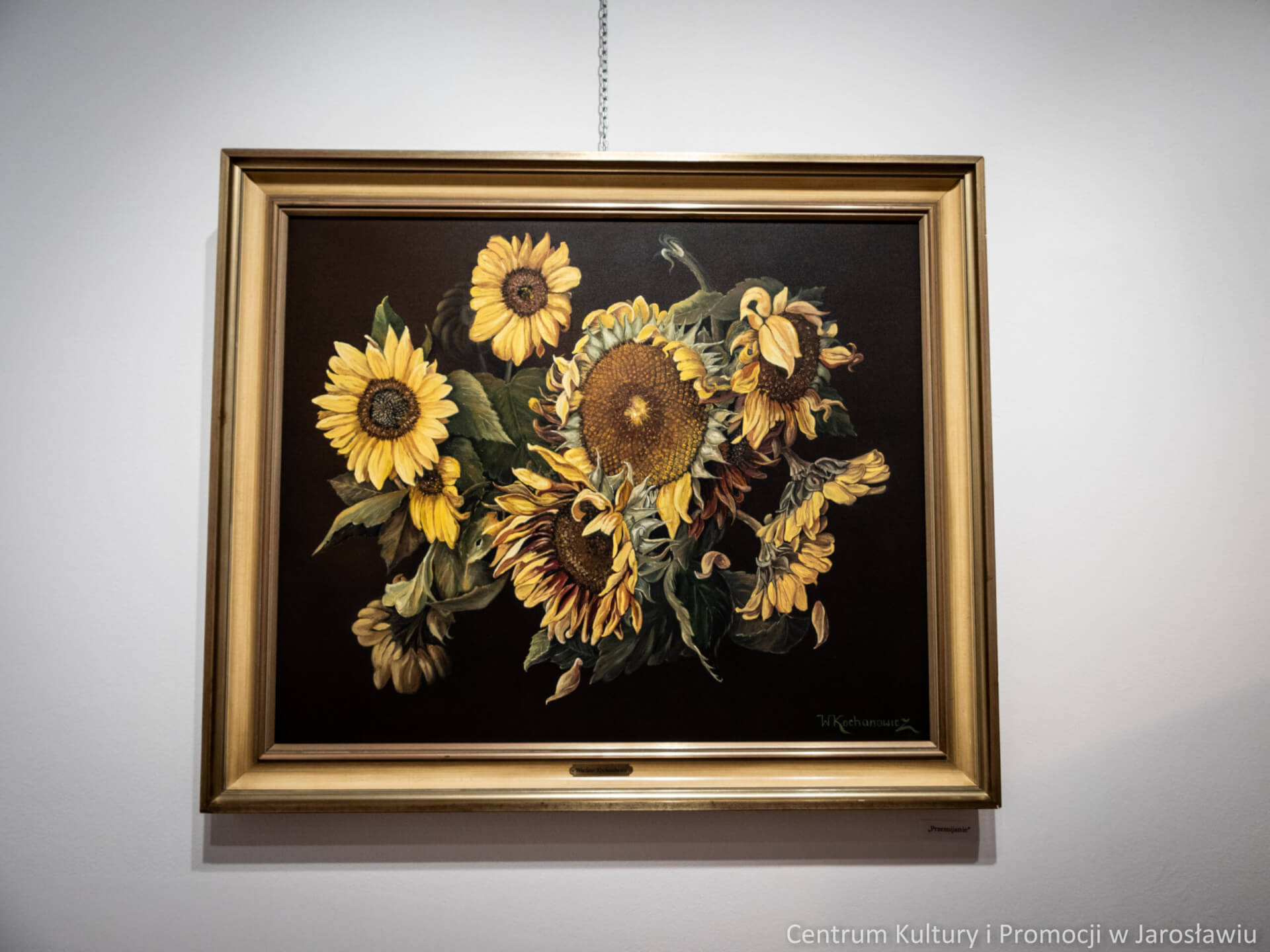 olej na płótnie - kwiaty