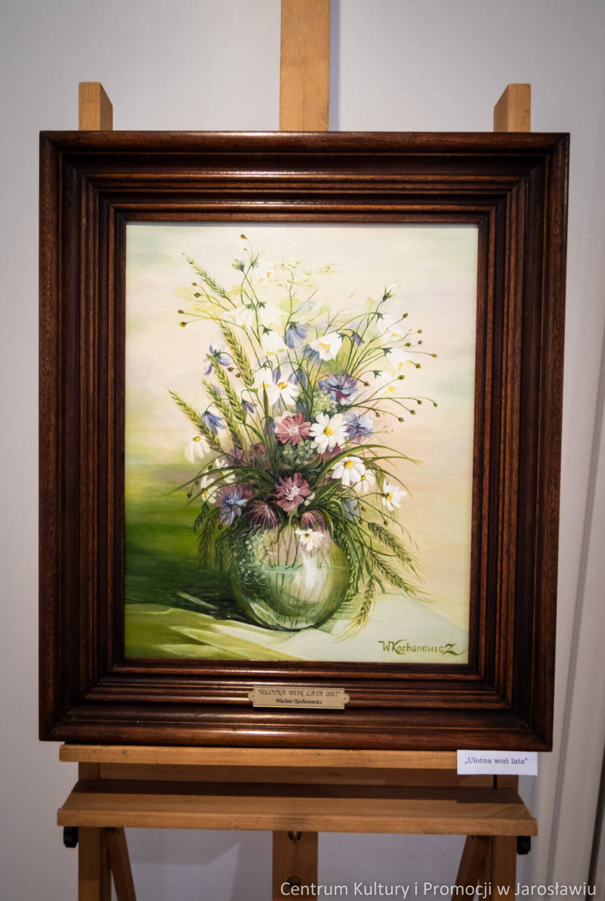 olej na płótnie - kwiaty