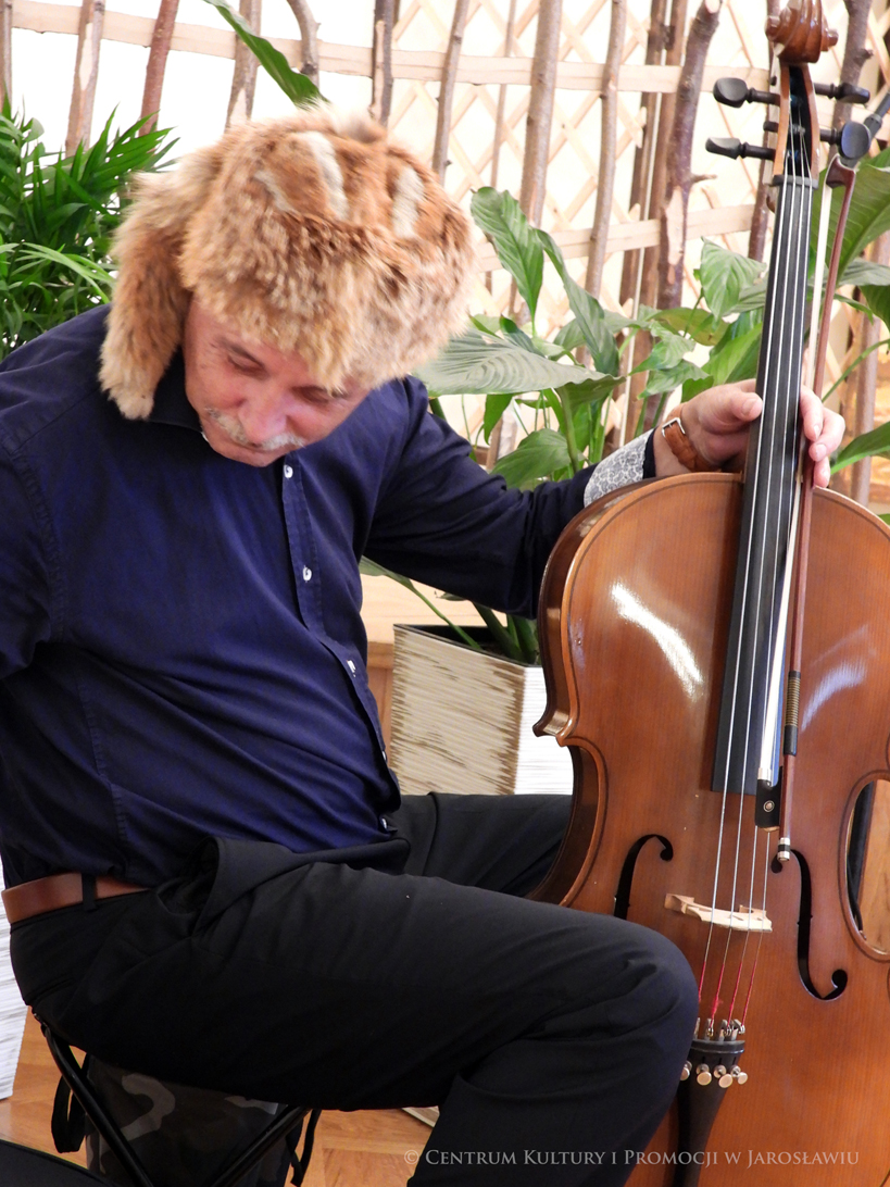 Stanisław Porada podczas spektaklu