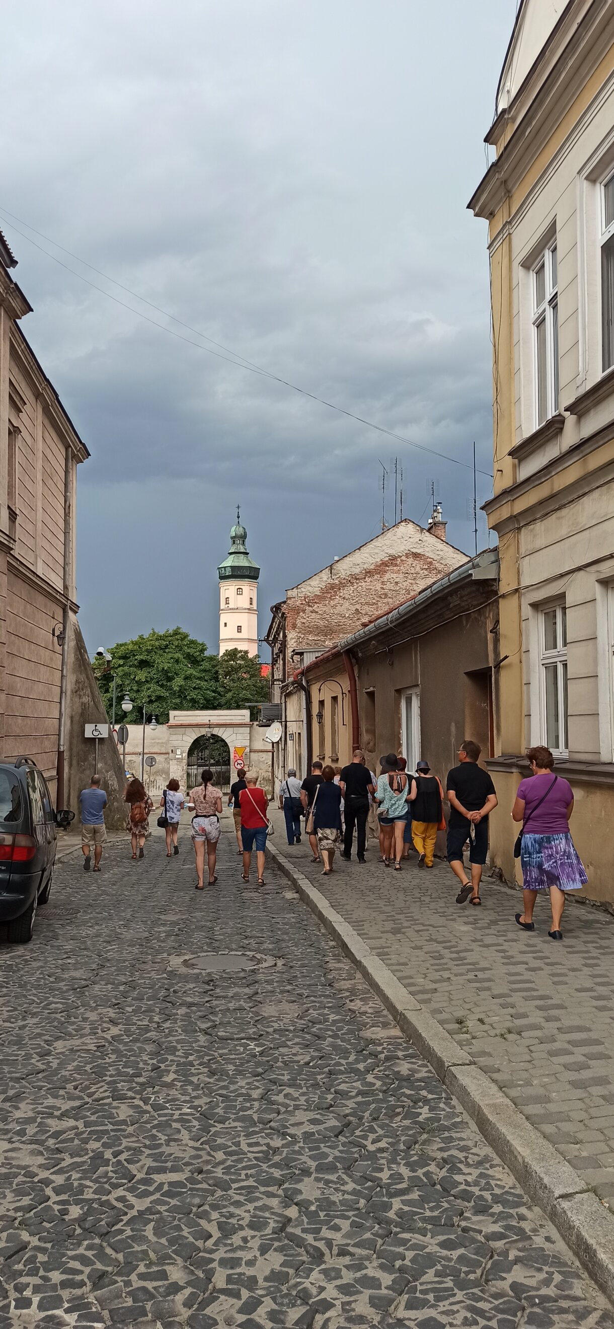 Grupa ludzi podczas zwiedzania Jarosławia