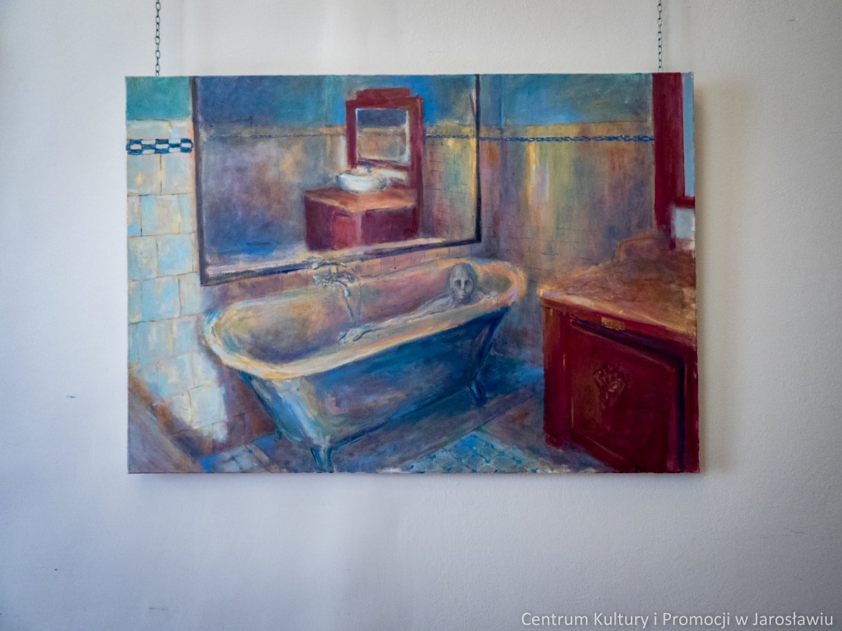 obraz, olej/tempera na płótnie,