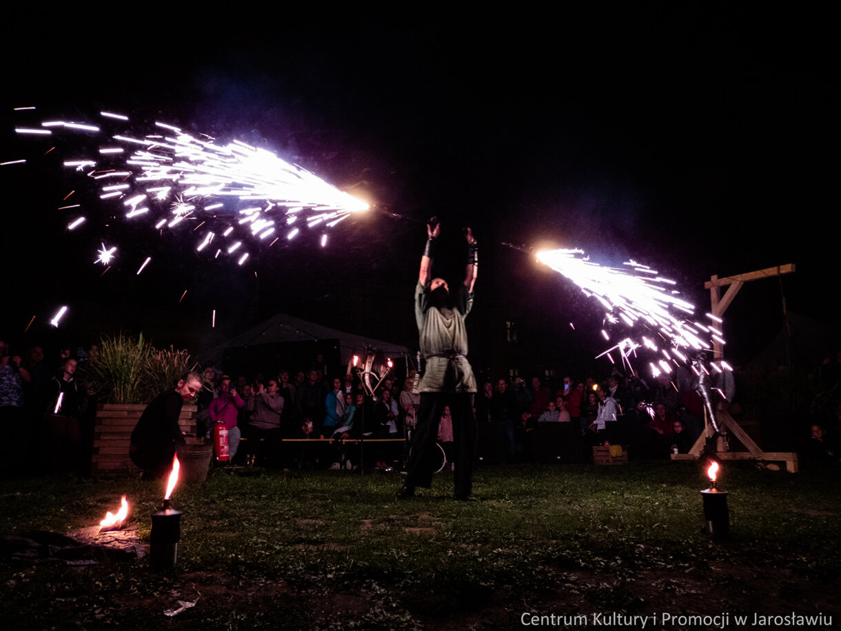 pokaz ognia Rycerz Reibner