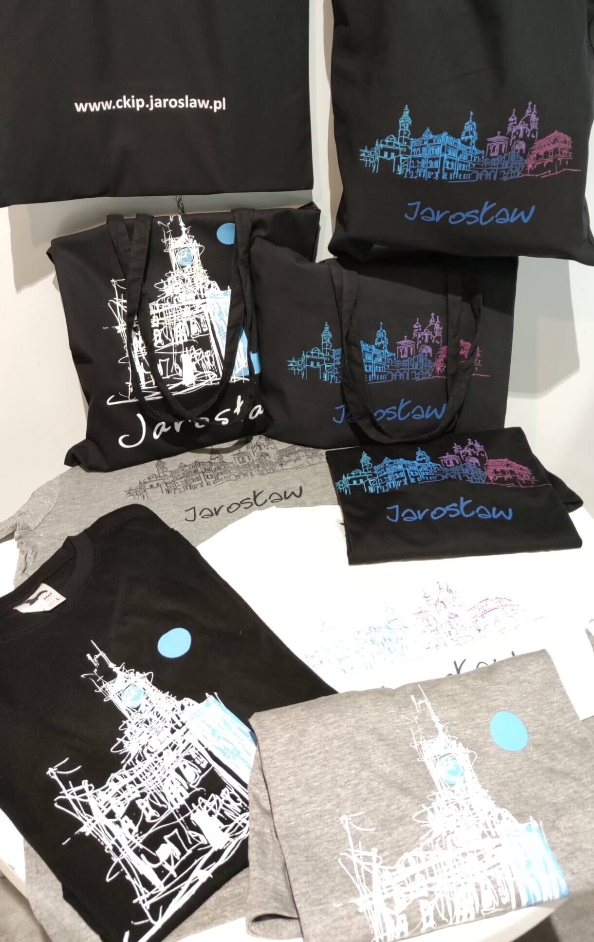 koszulki i torby bawełniane z motywem Jarosławia