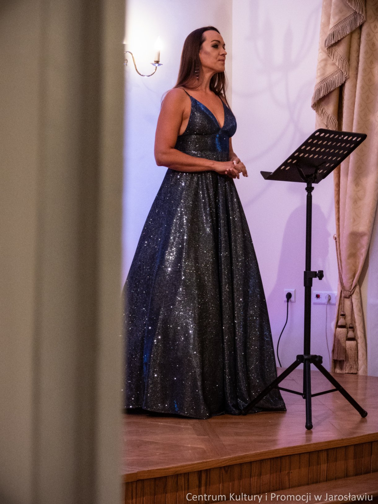 Renata Johnson-Wojtowicz podczas koncertu