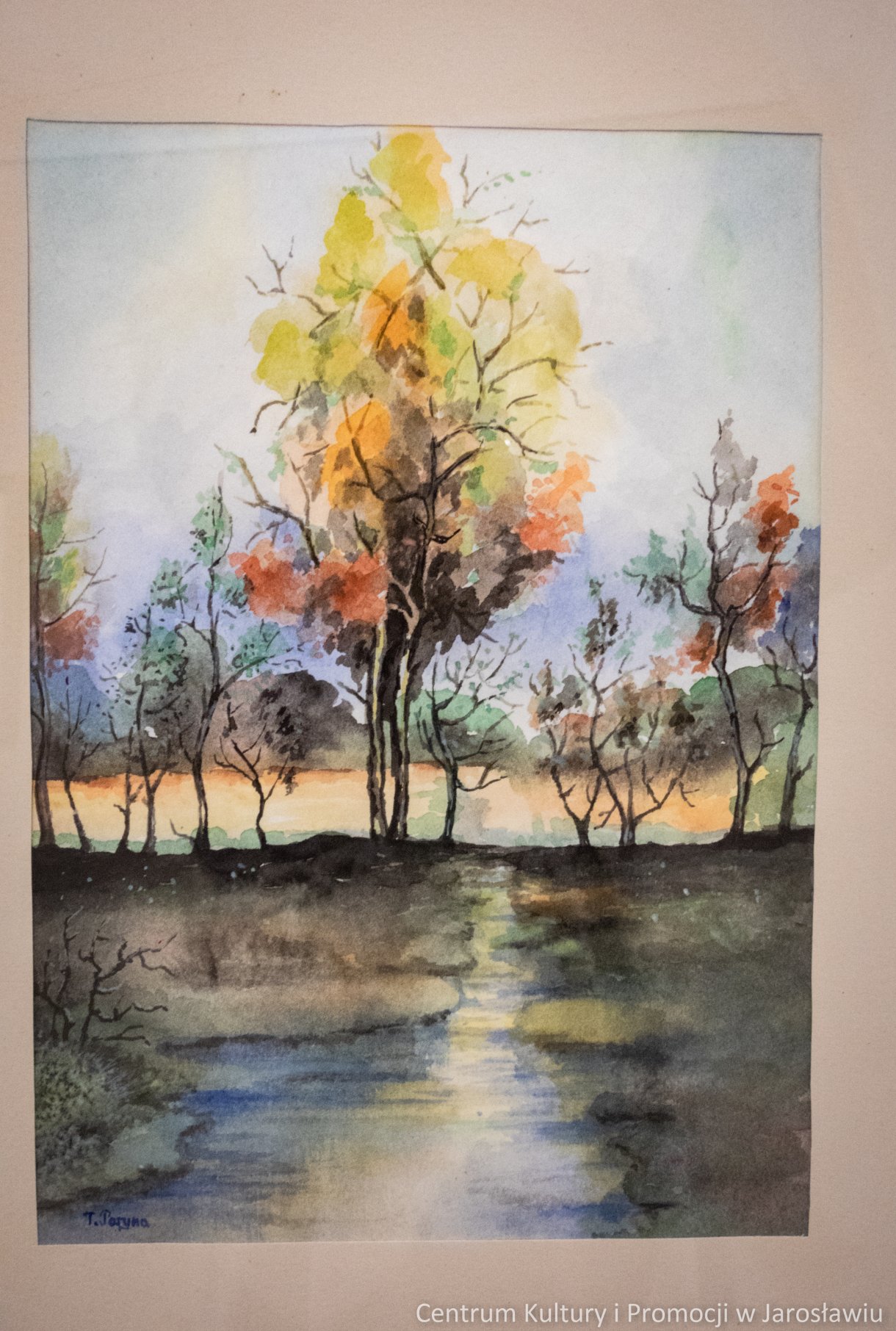 obraz, akwarela krajobraz