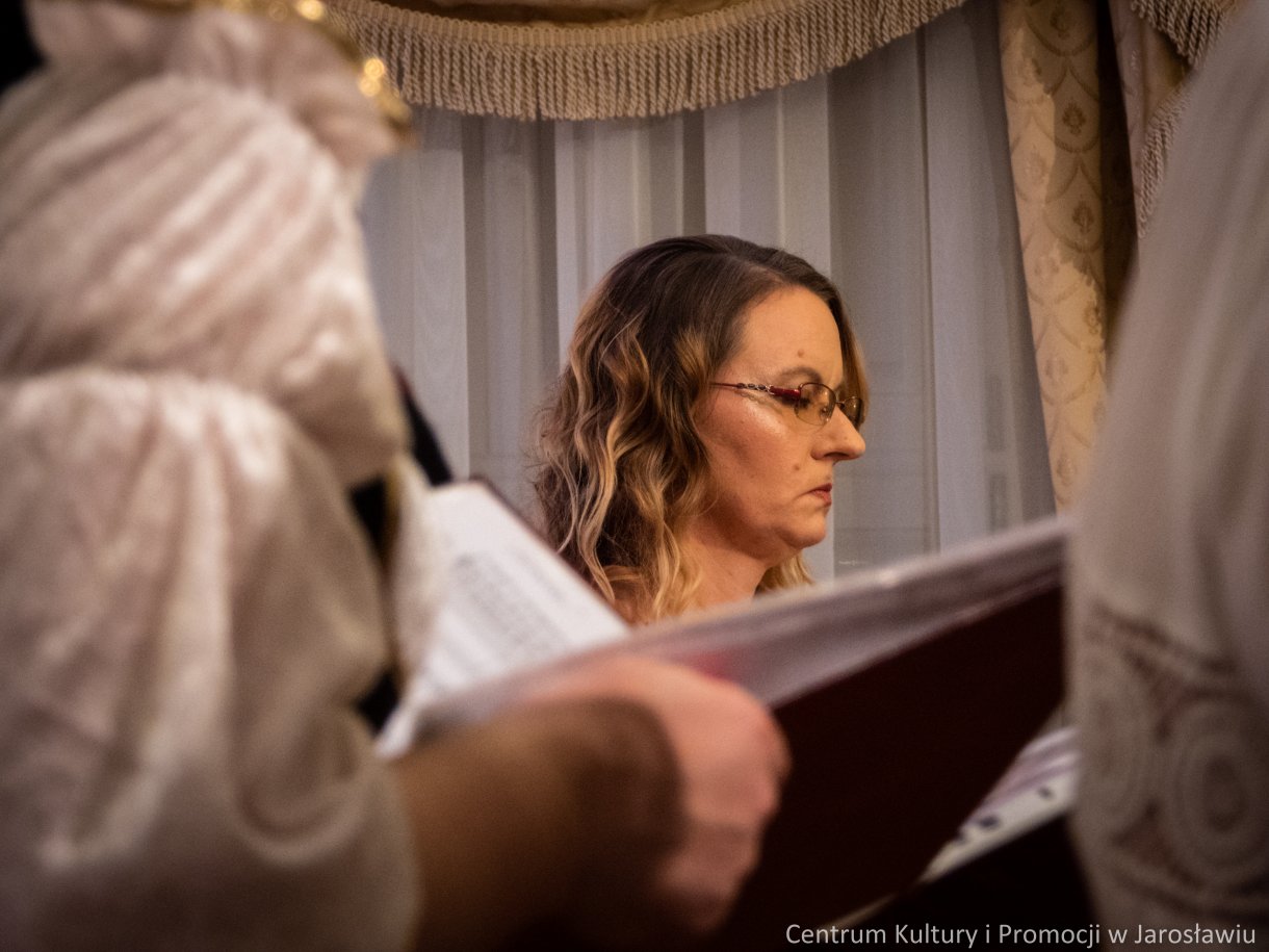 chór Jarosław podczas koncertu