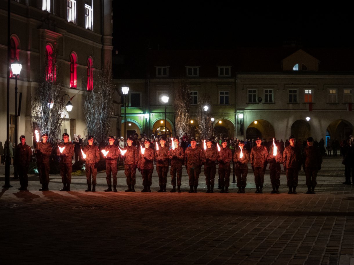 jednostka strzelecka podczas obchodów