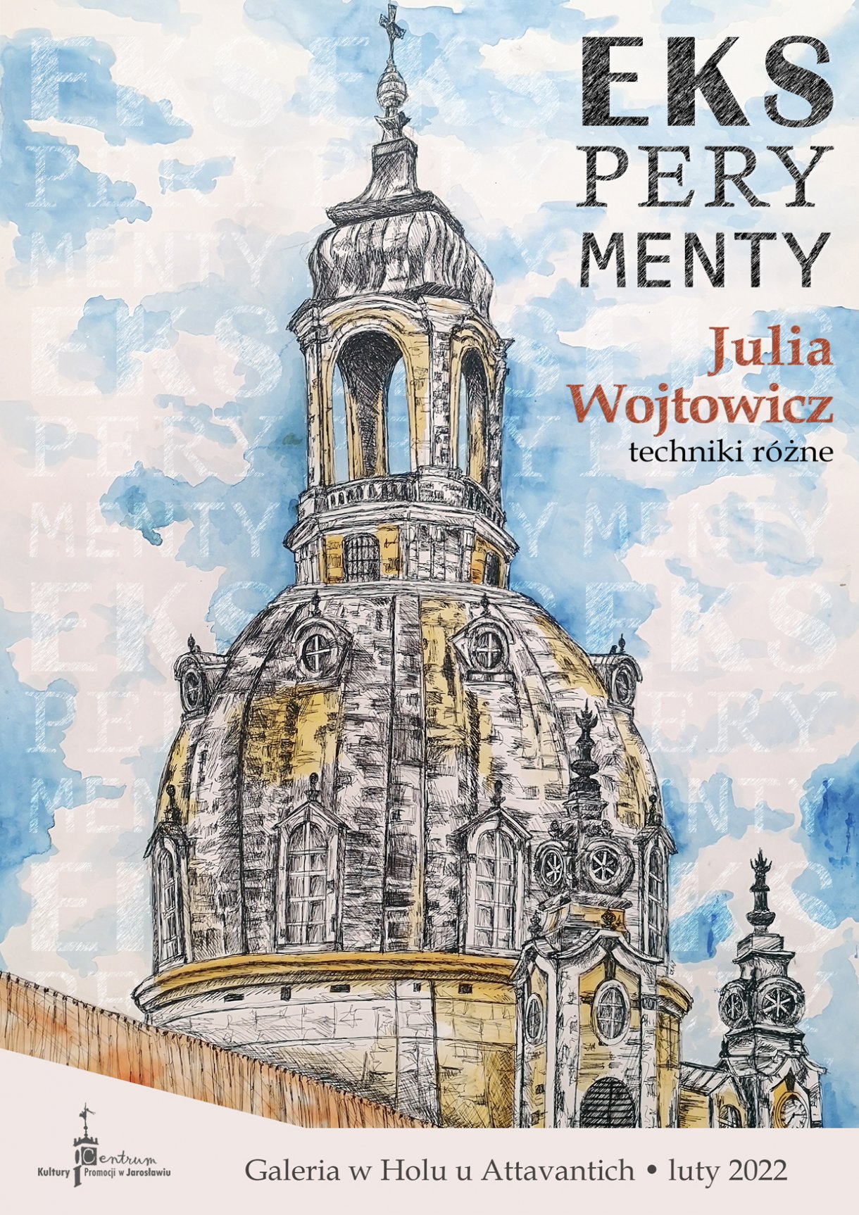 Galeria w Holu u Attavantich Luty 2022 „Eksperymenty ”  Julia Wojtowicz. Techniki różne.