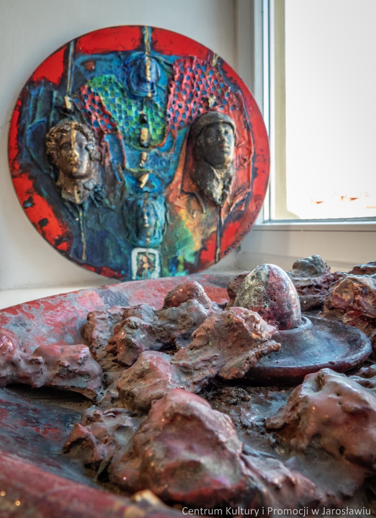 Eugeniusz Molski Uskrzydleni malarstwo, rzeźba ceramiczna