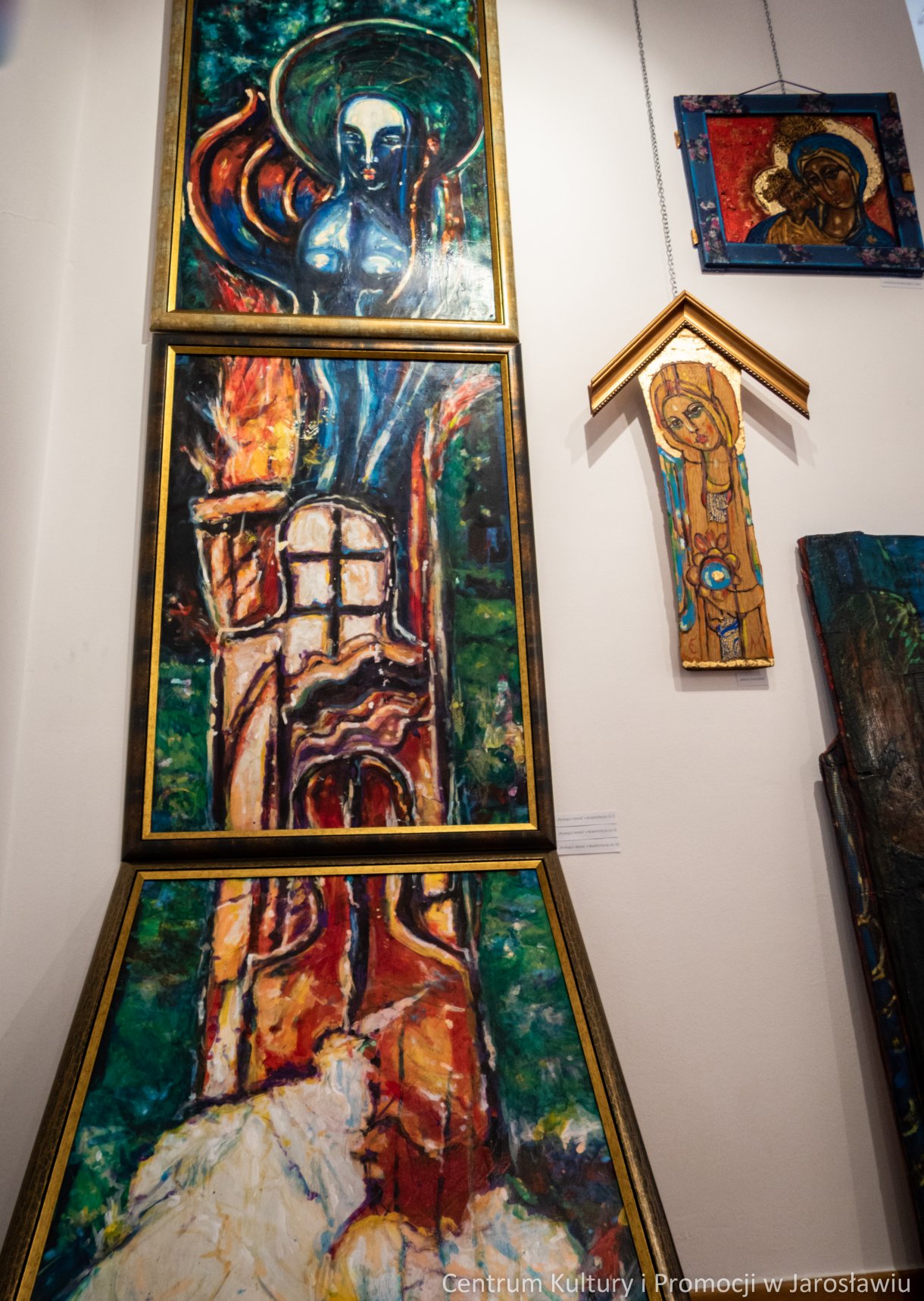 Eugeniusz Molski Uskrzydleni malarstwo, rzeźba ceramiczna