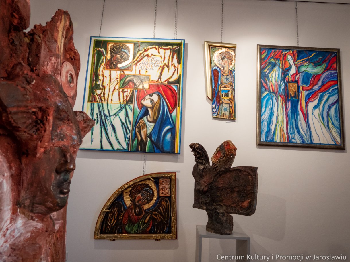 Eugeniusz Molski Uskrzydleni malarstwo, rzeźba ceramiczna