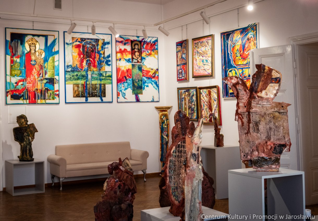 Eugeniusz Molski Uskrzydleni malarstwo, rzeźba ceramiczna