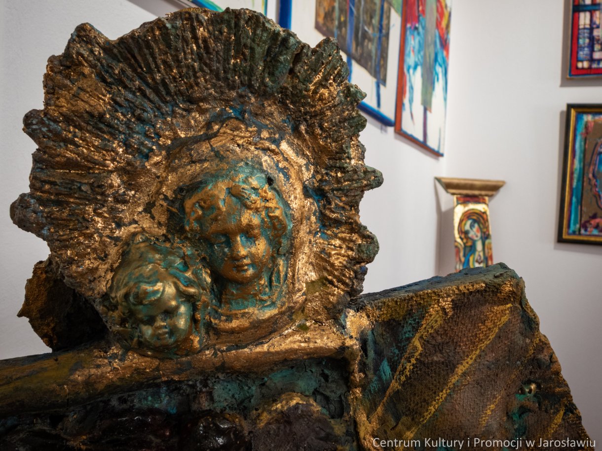 Eugeniusz Molski Uskrzydleni malarstwo, rzeźba ceramiczna