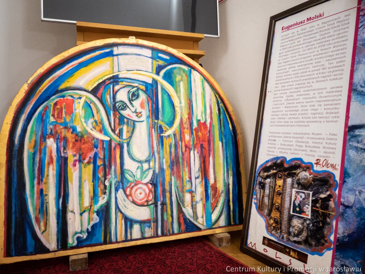 Eugeniusz Molski Uskrzydleni malarstwo, rzeźba ceramiczna