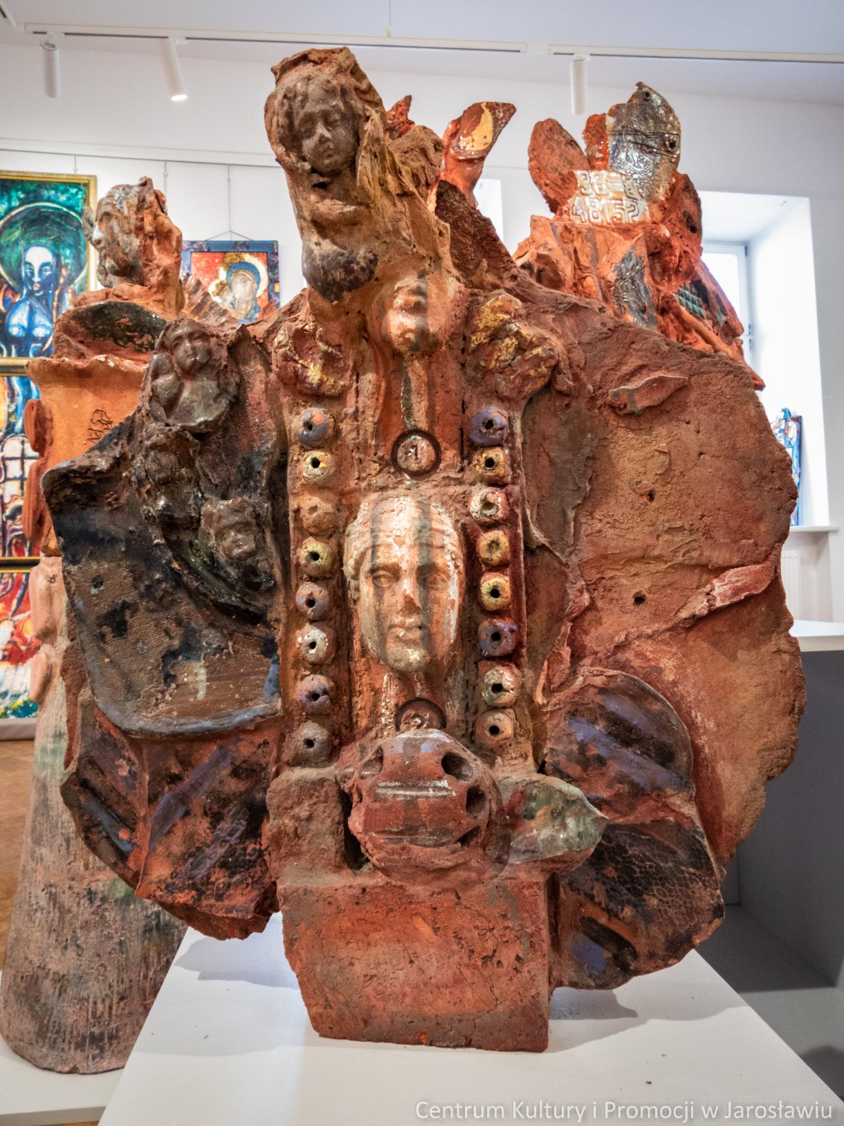 Eugeniusz Molski Uskrzydleni malarstwo, rzeźba ceramiczna