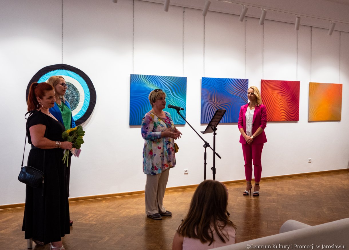 artystki podczas wernisażu Multi-Images