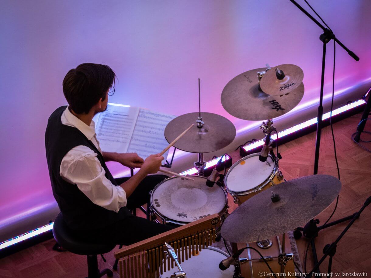 Mobilna Filharmonia podczas koncertu 