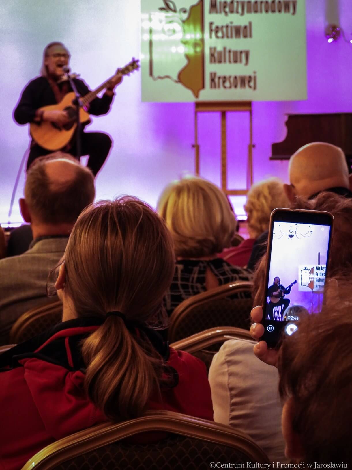 Jurij Tokar w trakcie koncertu 