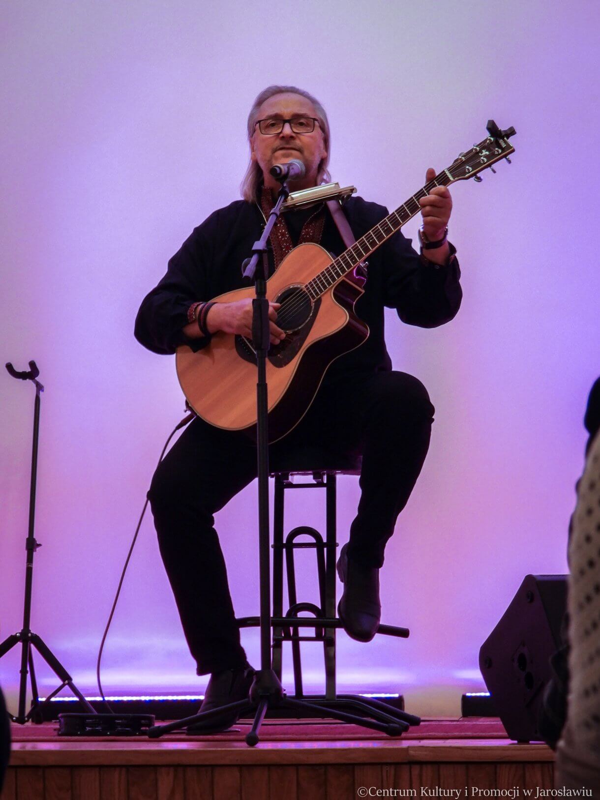 Jurij Tokar w trakcie koncertu 