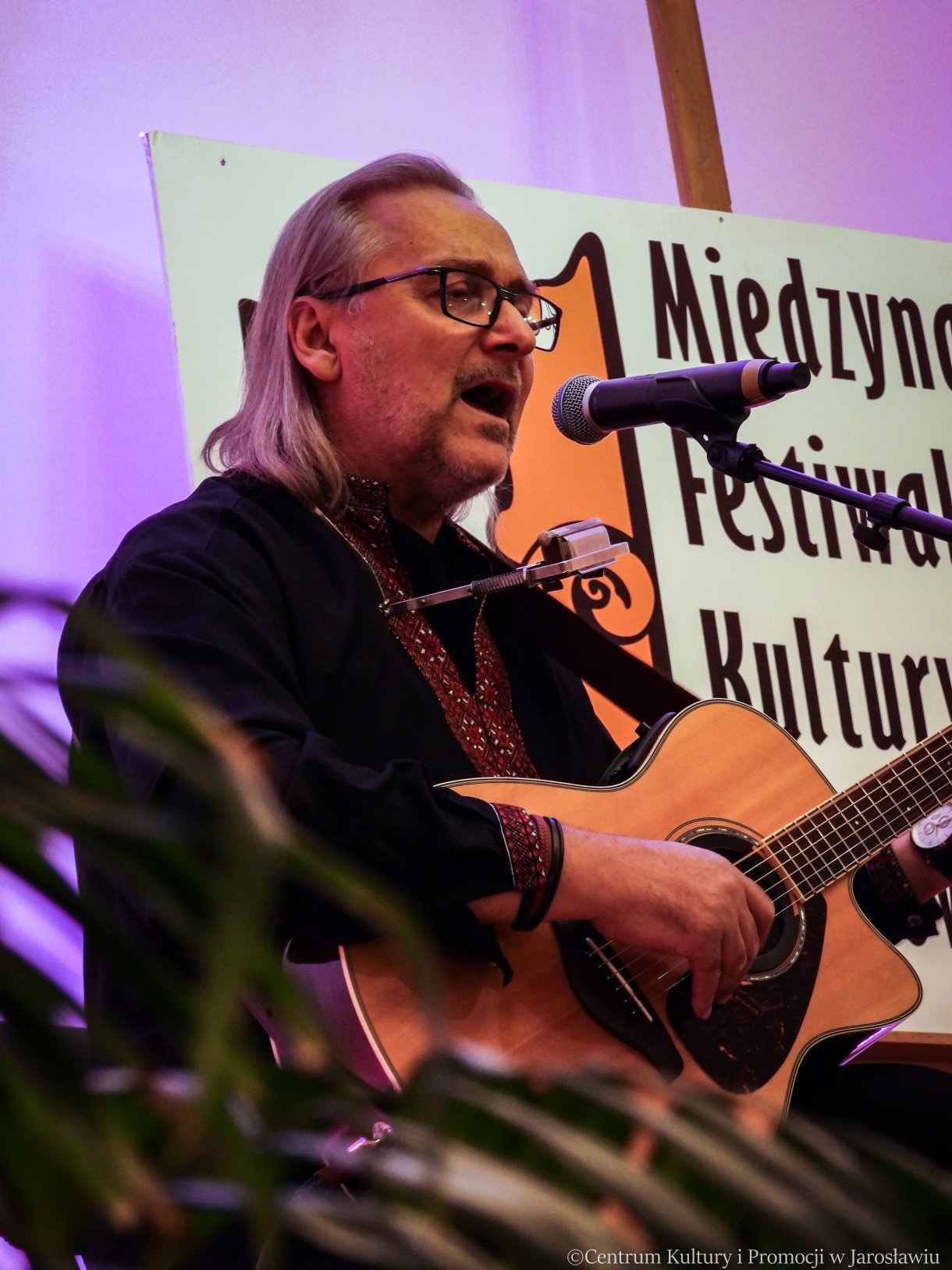 Jurij Tokar w trakcie koncertu 