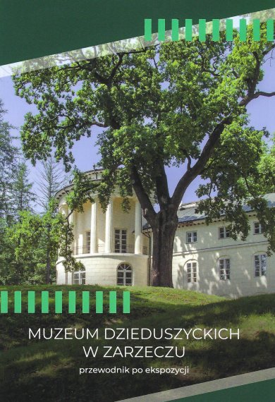 „Przewodnik po ekspozycji Muzeum Dzieduszyckich w Zarzeczu” Instytucja mieści się w klasycystycznym pałacu, wzniesionym ponad 200 lat temu z inicjatywy Magdaleny z Dzieduszyckich Morskiej i Ignacego Morskiego. Twórczyni pałacu inspiracji szukała między innymi w podróżach. Dziś jej dzieło, będące ozdobą nie tylko Zarzecza, zabiera odwiedzających w ciekawą podróż w głąb historii pisanej losami nietuzinkowych postaci i związanych z nimi miejsc. W odrestaurowanych z pietyzmem, smakiem i dbałością o detal wnętrzach prezentowana jest ocalała część oryginalnego wyposażenia pałacu: eleganckie meble, rzeźby, wazy, grafiki i rysunki – zarówno te przywiezione z licznych podróży, jak i będące dziełem Magdaleny. Te ostatnie, ukazując wnętrza pałacu z okresu jego świetności, pozwoliły na możliwie najwierniejsze odtworzenie wyglądu poszczególnych pomieszczeń. Uczyniło to Zarzecze jednym z tych wyjątkowych miejsc, które pozwalają zwiedzającym ujrzeć wybrane sale takimi, jakimi były widziane przez dawnych bywalców pałacu. Nowowydany przewodnik zaś, staje się idealnym narzędziem do samodzielnego i spokojnego poznania tego urokliwego miejsca. Opis: Muzeum „Kamienica Orsettich” Autor: Muzeum „Kamienica Orsettich”. Rok: 2022 Liczba stron: 32 Oprawa miękka Cena: 10 zł Zapraszamy do zakupu stacjonarnie lub wysyłkowo w Centrum Informacji Turystyczno-Kulturalnej w Jarosławiu (ul. Rynek 5, tel.: 16 624 89 89 / 881 500 889) oraz stacjonarnie w Punkcie Informacji Turystycznej (Galeria Stara Ujeżdżalnia, ul. Sikorskiego 2a).