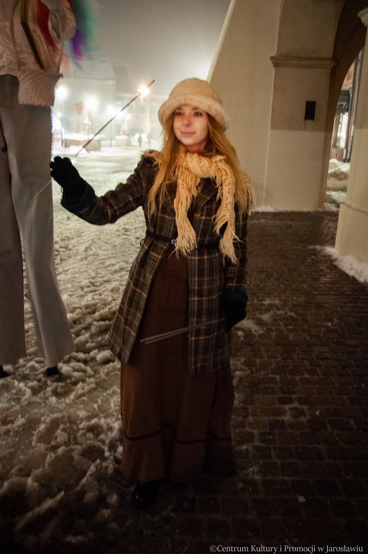 królowa lodu krakowski teatr uliczny scena kalejdoskop
