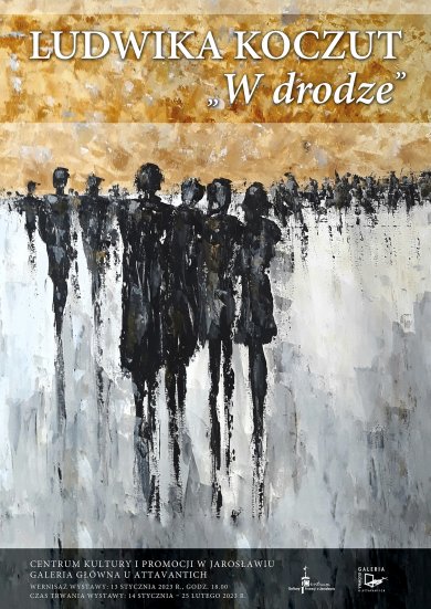 Galeria Główna – Ludwika Koczut „W drodze” Galeria Główna u Attavantich zaprasza na wystawę Ludwika Koczut „W drodze” Wernisaż wystawy: 13 stycznia 2023 r. godz. 18.00 Czas trwania: 14 stycznia – 25 luty 2023 r.