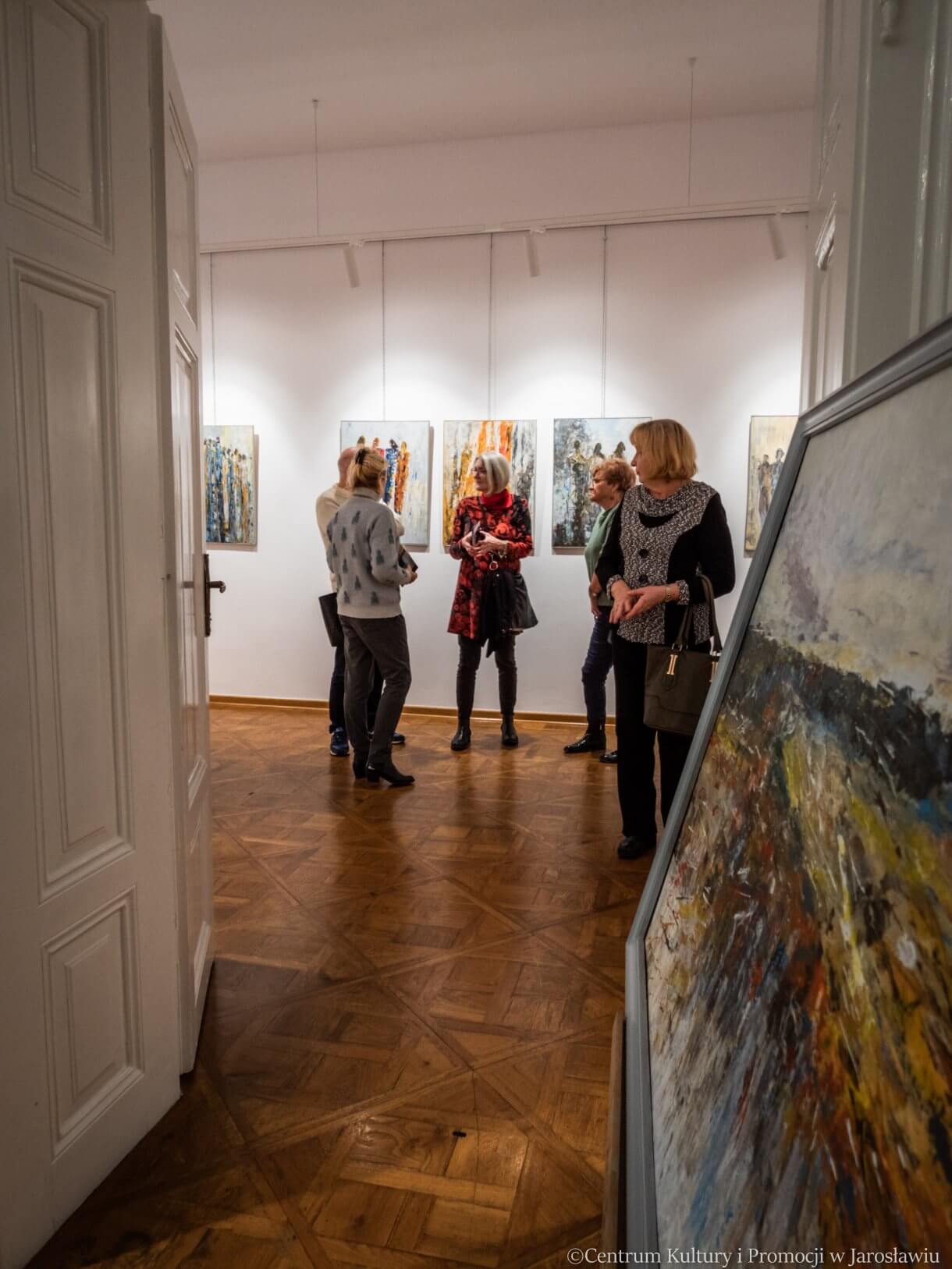 uczestnicy wernisażu Ludwiki Koczut