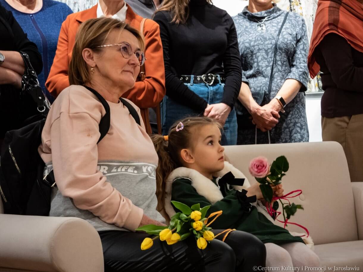 uczestnicy wernisażu Ludwiki Koczut
